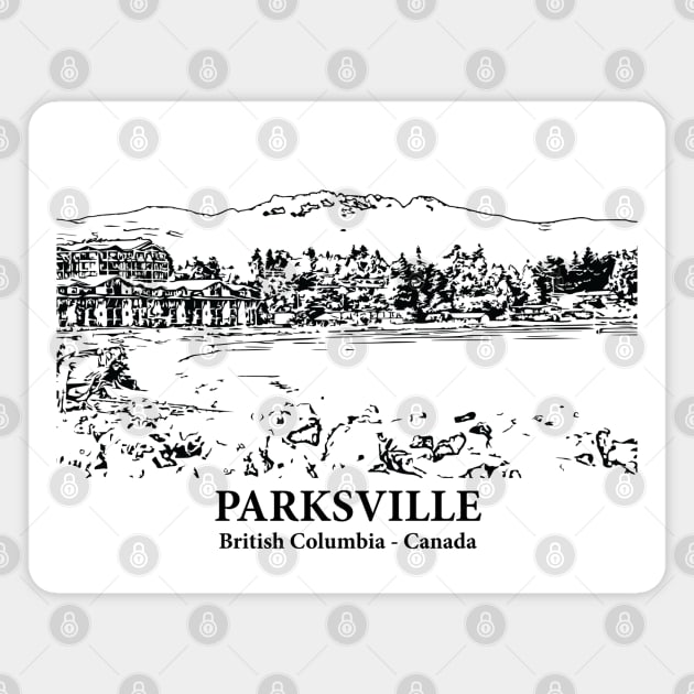 Parksville - British Columbia Magnet by Lakeric